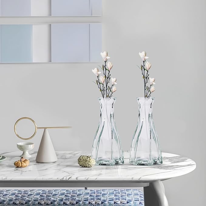 12 Pcs Bud Vase Set, Vases for Centerpieces, Cute Glass Bud Vases in Bulk - Image 3