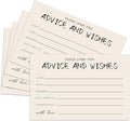 25 Advice and Wishes Cards, Minimalism Fill-In Advice Cards by ZSHFMY