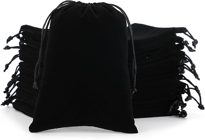 Velvet Drawstring Jewelry Bag, 5x7 Tarot Card Pouch, Or Wrapping Halloween by Tapleap