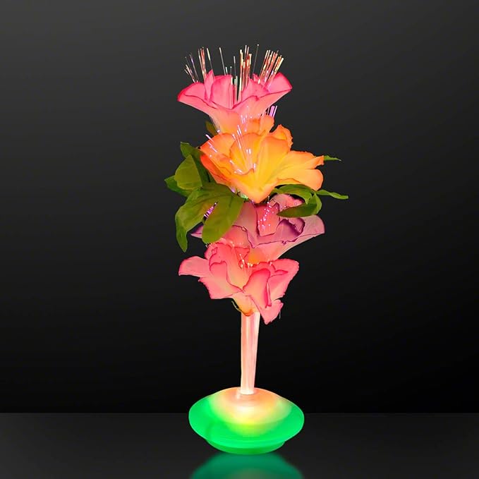 Fiber Optic LED Flower Centerpieces Light Up Centerpieces - Image 2