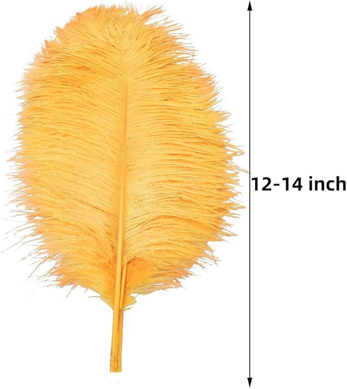 Ballinger Big Gold Ostrich Feathers - Image 3