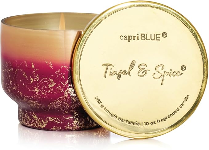 Capri Blue Tinsel & Spice Scented Candles by CapriBlue