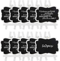 ULENDIS 10 Pack Mini Chalkboard Signs by ULENDIS