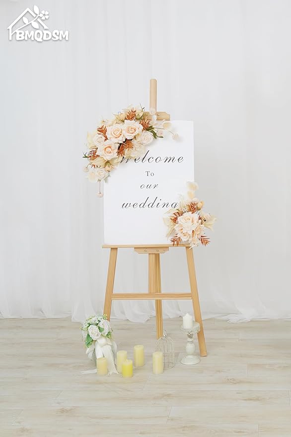 Pack of 2 Faux Flowers, Wedding Arch Flowers, Wisteria Hanging Flowers - Image 2