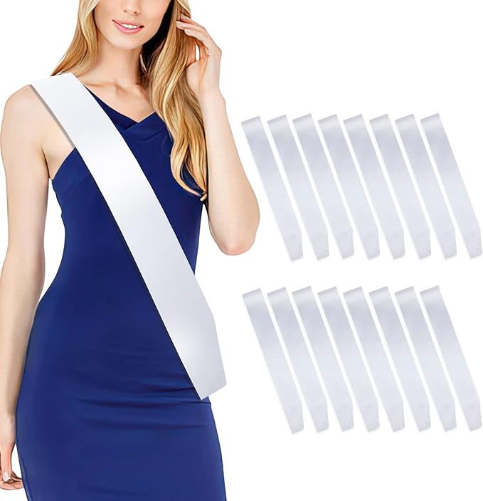 16 Pcs Satin Sash by Rinacci