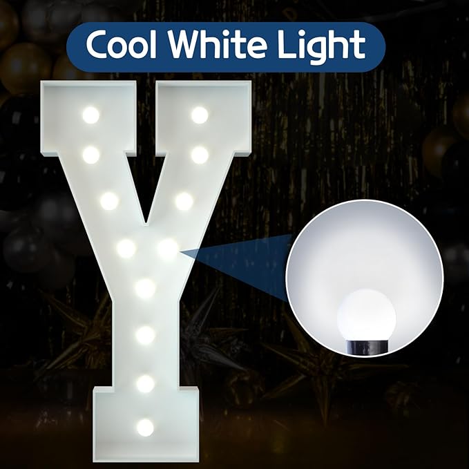 Marquee Letters 4 Feet Tall Large Light Up Letters Baby Shower Decorations - Image 2