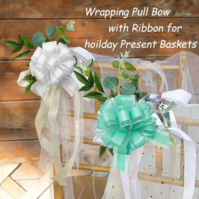 6 Pieces Large Pull Bows, 6 inches, Bow - Image 4