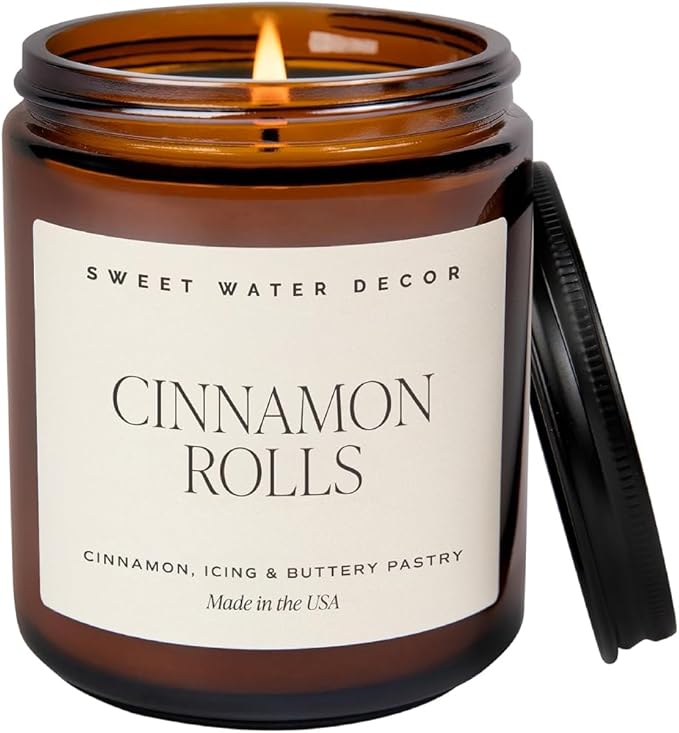 Sweet Water Decor Cinnamon Roll Candle by SweetWaterDecor