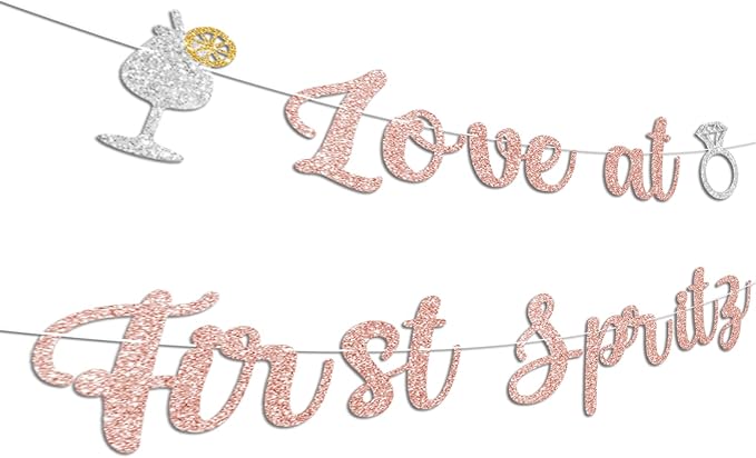 Love At First Spritz Wedding Banner - Image 4