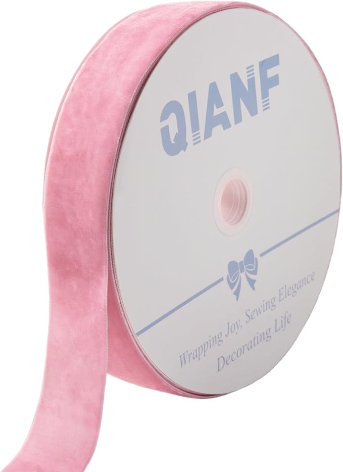 Velvet Ribbon, 1 1/2-Inch by 25-Yard Spool by QIANF
