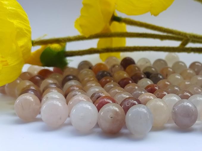 Stone Beads 6mm 140pcs Violet Jade Beads Round Loose Gemstones Beads - Image 5