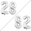 GOER Number 28 Balloons for 28th Birthday Party Decorations, 42 Inch Jumbo Foil by GOER