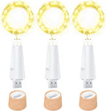 USB Bottle Lights Rechargeable Wine Bottle Fairy Lights Cork LED String Lights by Unknown