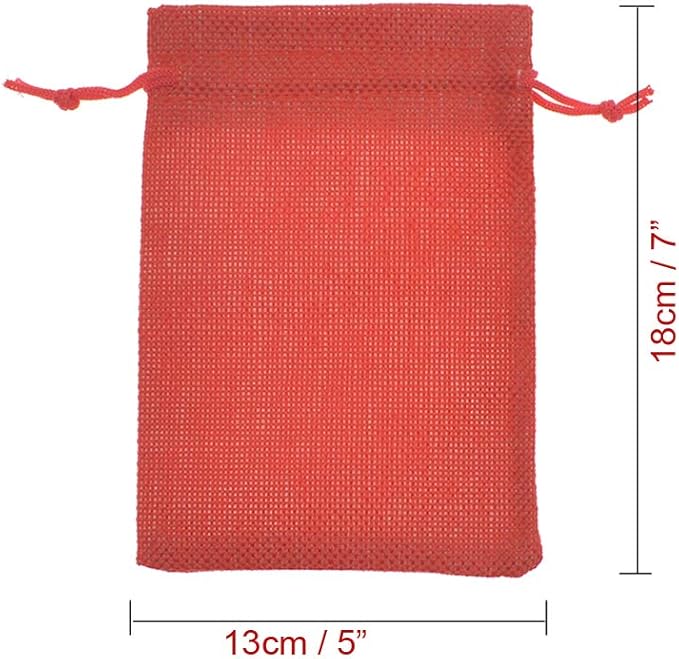 20pcs Burlap Gift Bags 5x7 - Image 8