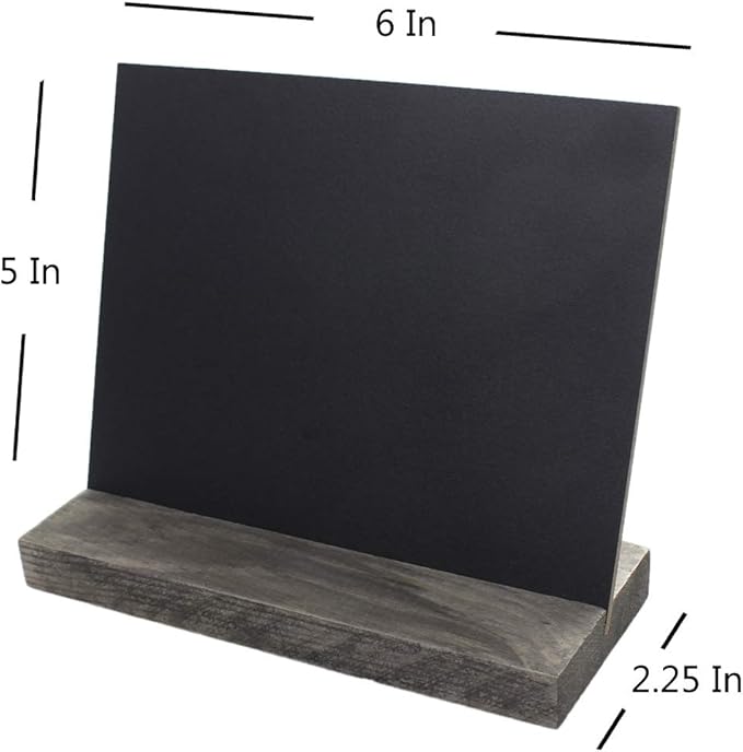 5 X 6 Inch Mini Tabletop Chalkboard Signs - Image 2