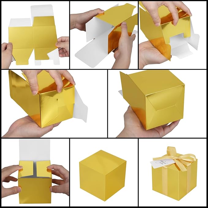 100 Pack Small Gift Boxes, Cupcake Boxes, Candy Boxes - Image 5
