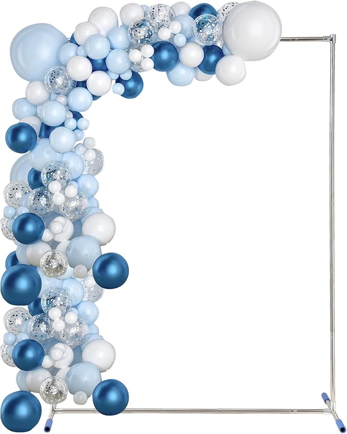 7*5FT Metal Backdrop Stand Kit, Heavy Duty Rustproof Wedding Arch - Image 8