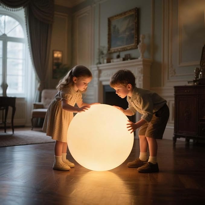 50CM/20-inch Large LED Globe Orb Light, Rechargeable LED Ball Light, Dimmable - Image 9