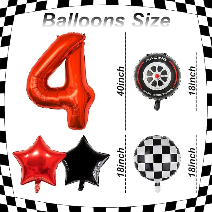 Race Car Birthday Decorations - Image 7