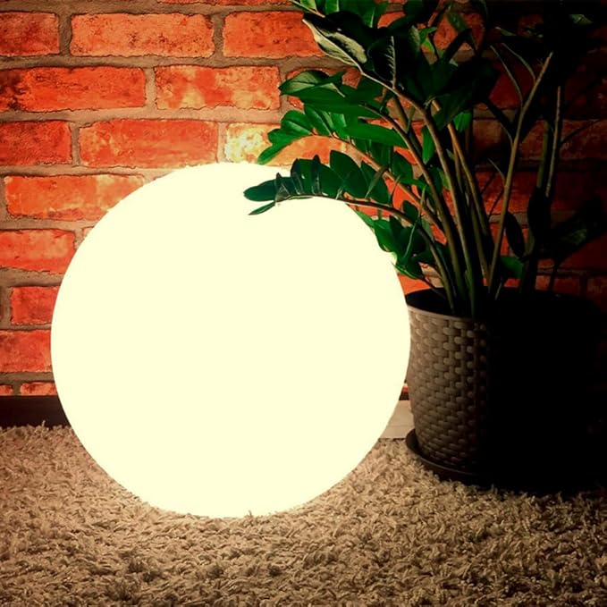 Globe Floor Lamp, 14-inch LED Ball Light by COPU