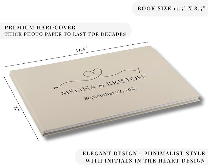 Wedding Guest Book – Personalized Polaroid Guest Book - Image 6