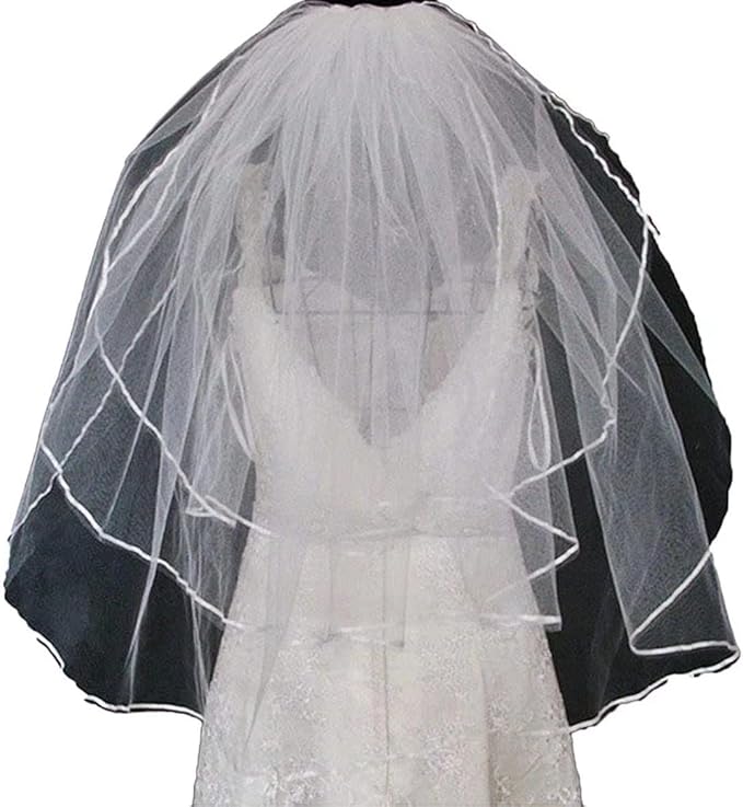 Women's Short Wedding Veils by CENAST