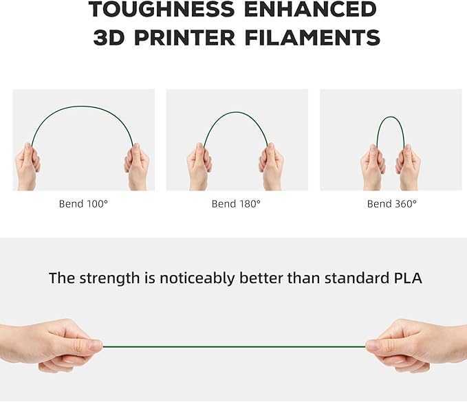 FLASHFORGE PLA Filament 1.75mm, 3D Printer Filament 1kg Spool, Dimensional - Image 4