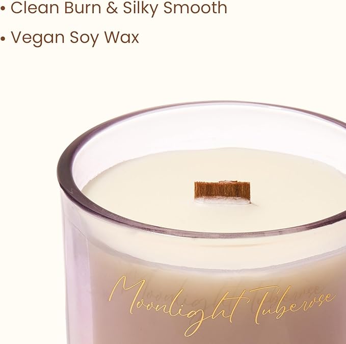 M&SENSE 9.88oz Natural Soy Wax Jar Candle - Image 4