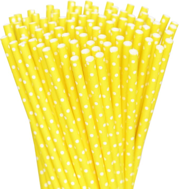 GLUJASBIO Cute Paper Straws Drinking by GLUJASBIO