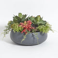 Faux Succulent Arrangement, Premium Artificial Indoor Plant Enhances Interior by CGHunter