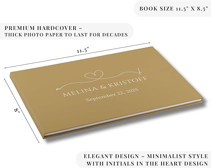 Wedding Guest Book – Personalized Polaroid Guest Book - Image 6