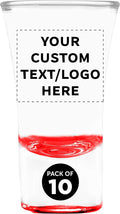 Custom 2 oz. Lord Shooter Etched Shot Glasses, 10 pack, Personalized Text by DISCOUNTPROMOS