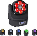 6x15W Mini Bee Eye Moving Head DJ Light, 90W LED RGBW Stage Light Rotate Beam by DJXFLI