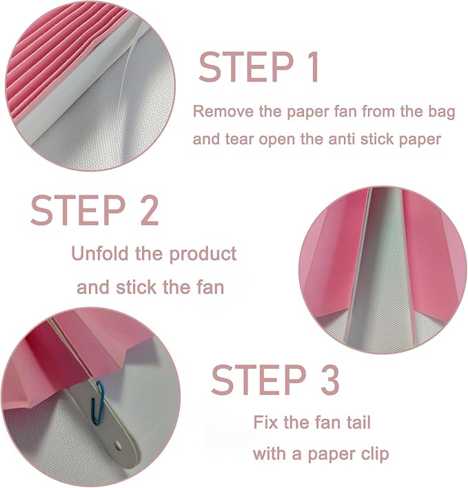 BARTHEW Pink Party Decorations, Baby Shower Decorations, Schoolgirl Style - Image 3