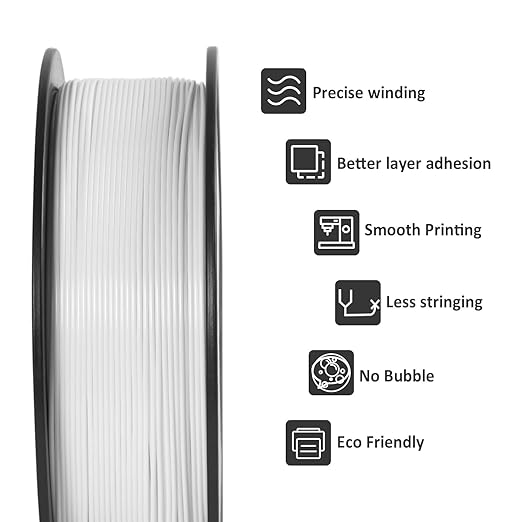 GIANTARM 3D Printer Filament, 1Kg Spool, 1.75mm Dimension Accuracy +/- 0.03mm - Image 2