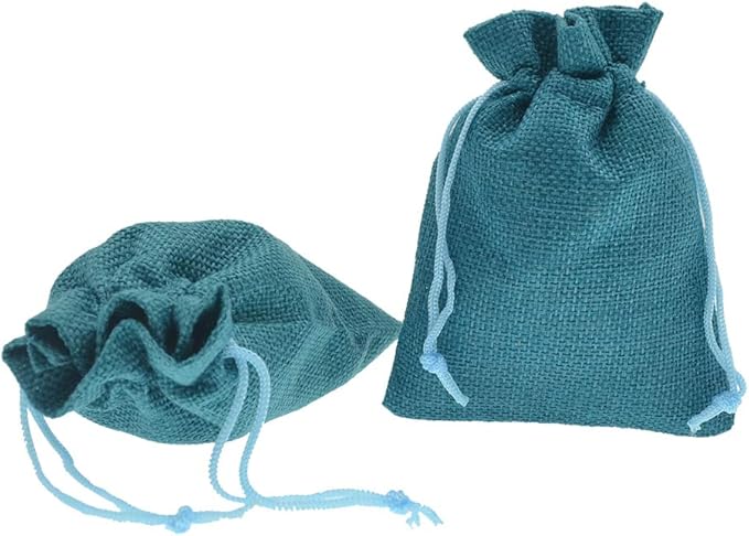 Burlap Bags with Drawstring, 2.7x3.5 Inch Jute Sacks Jewelry Candy Pouch - Image 6