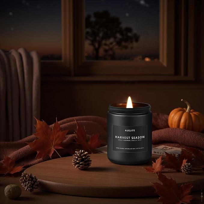 Fall Candle - Harvest Season Scented Candles, Fall Soy Candle - Image 5