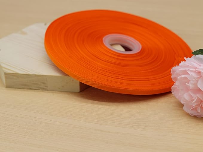 Jesep One Roll 100 Yards Soild Grosgrain Ribbon Boutique Gift Wrapping Package - Image 3