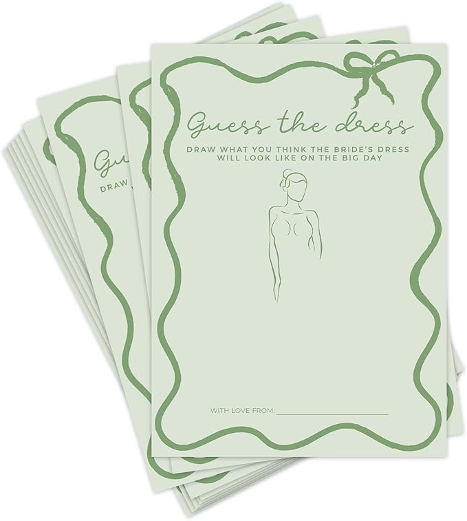 DEEKA 30 PCS Bridal Shower Games Card - Image 8