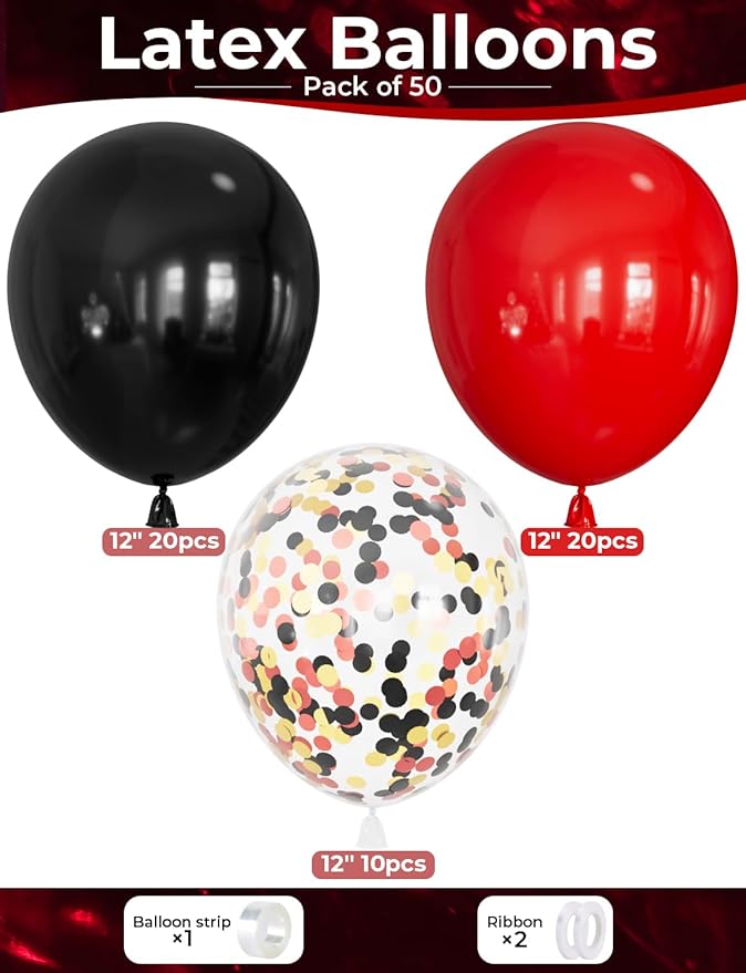 Red and Black Balloons - Image 3