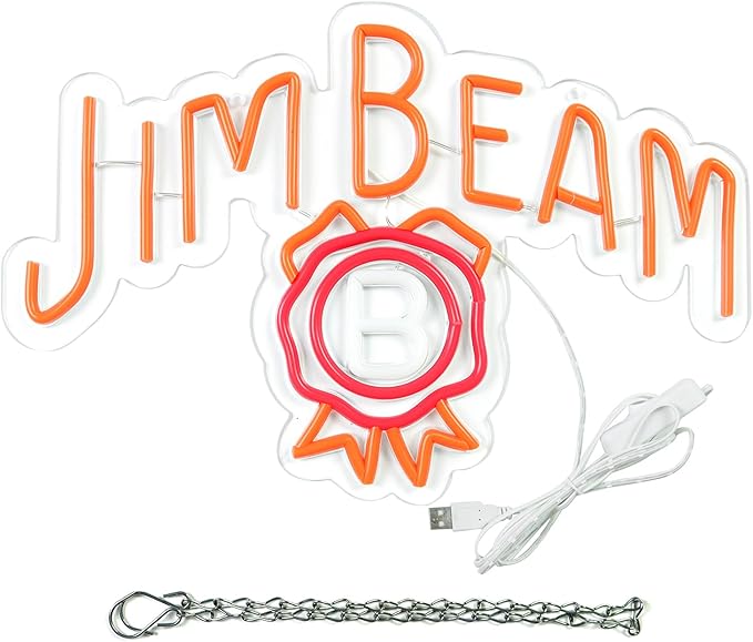 Bar Neon Sign, Jim Beam Whiskey LED Neon Light - Image 7