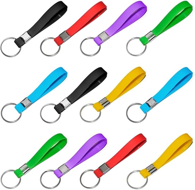 50 Personalized Silicone Keychains - Image 8