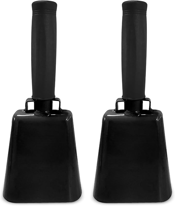 Deke Home - 2 Pack 7 Inch Steel Cowbells by DekeHome