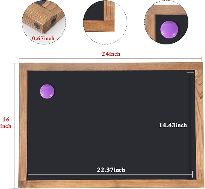 Magnetic Chalkboard Large Chalkboard - Image 2