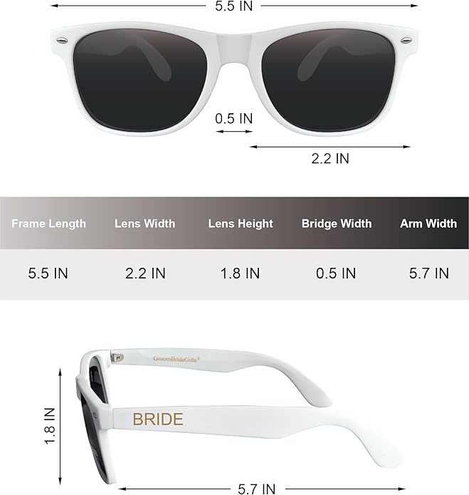 Bride and Groom Polarized Sunglasses - Image 2