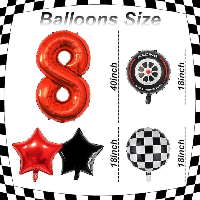 Race Car Birthday Decorations - Image 7
