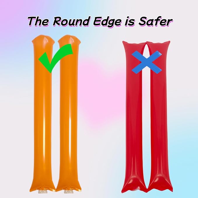 40pcs Round headTeam Spirit Boom Sticks Thunder Sticks Cheering Sticks Team - Image 3