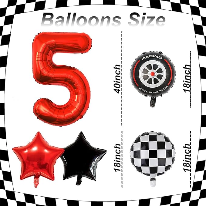 Race Car Birthday Party Decorations - Image 7