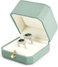 Oirlv Premium Leather Double Ring Box by Oirlv