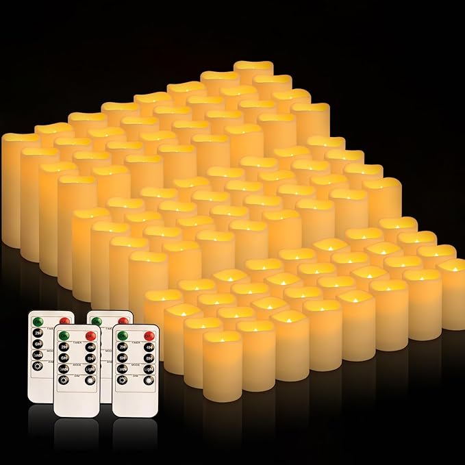 96-Pack LED Flameless Candles - Image 4